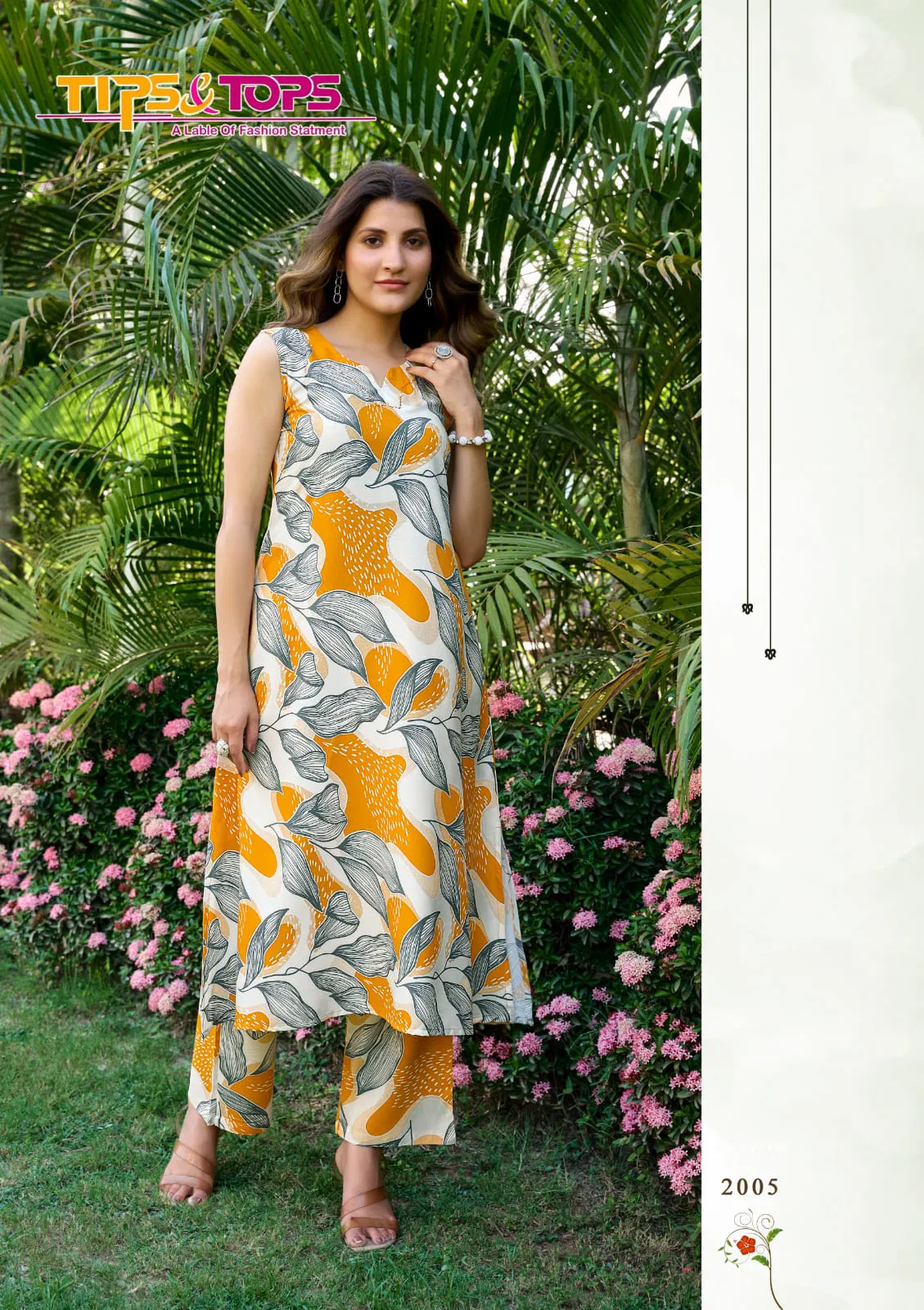 Olivia Vol 2 By Tips And Tops Rayon Printed Co Ord Set Wholesalers In Delhi
